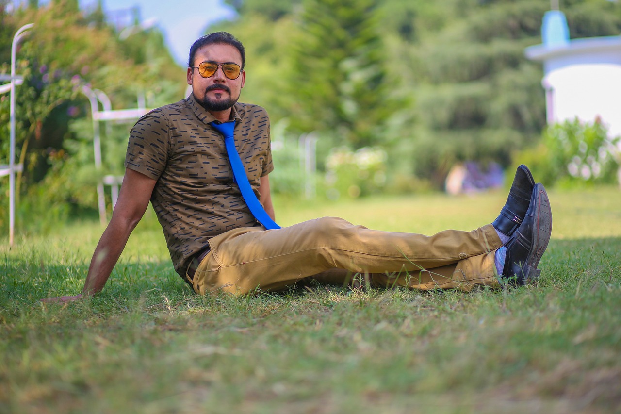 asian man, nature, lawn, garden, man, pakistani man, swat valley, outdoors, park